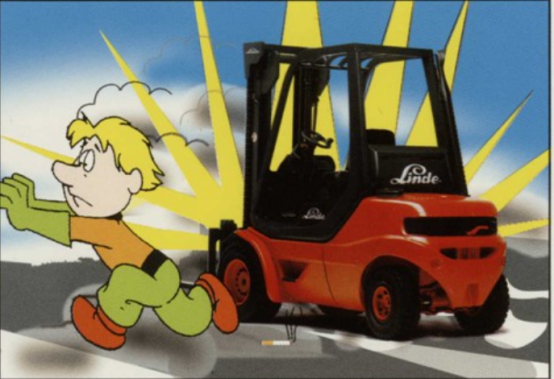 叉車加油或檢查蓄電池不許吸煙